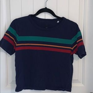 Pacsun Blue Striped Tee